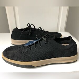 NWT George Men’s Memory Foam Black Casual Sneakers Size 8